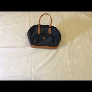 Rioni Navy Signature Dorm Handle Bag